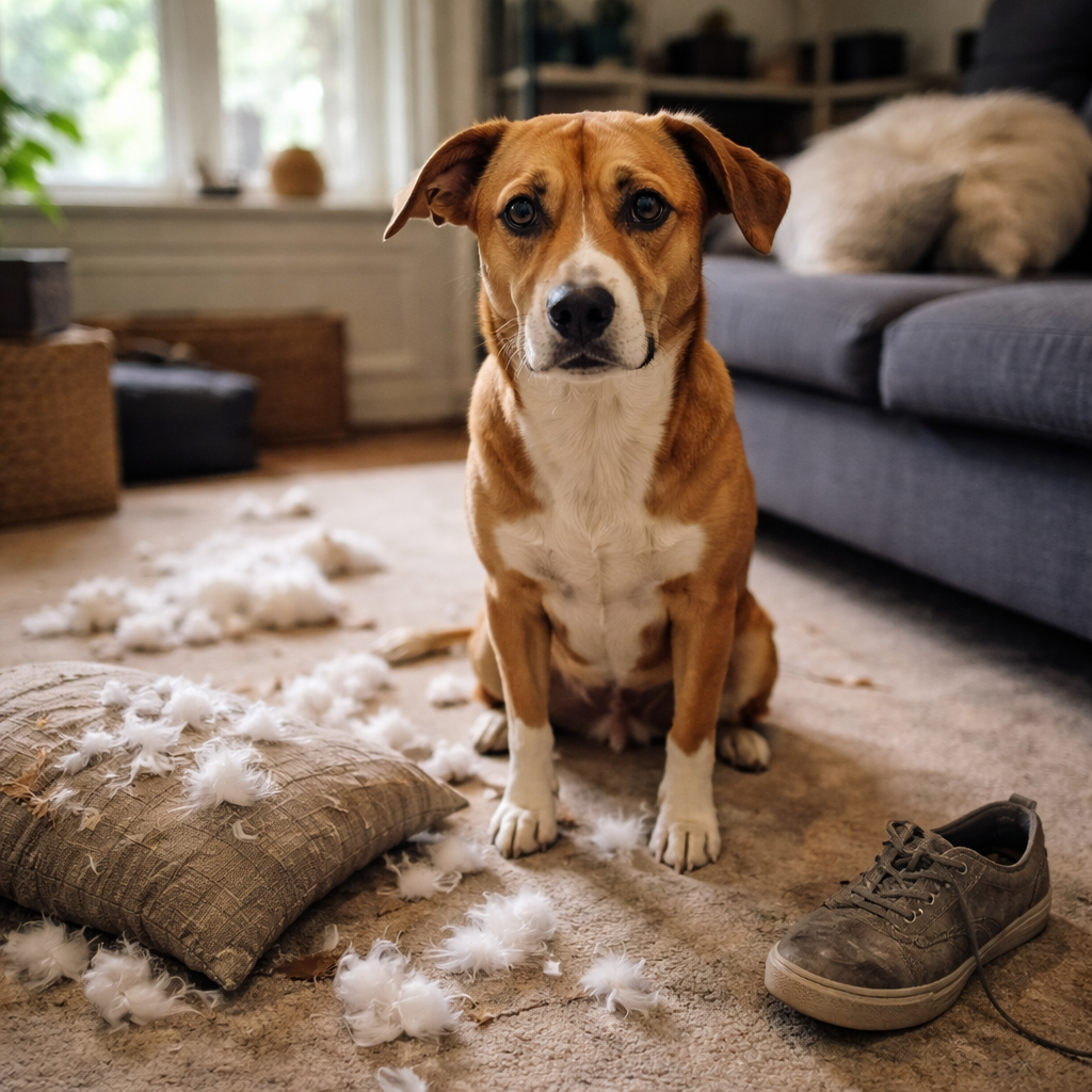 Dlaczego pies niszczy rzeczy? Przyczyny i rozwiązania