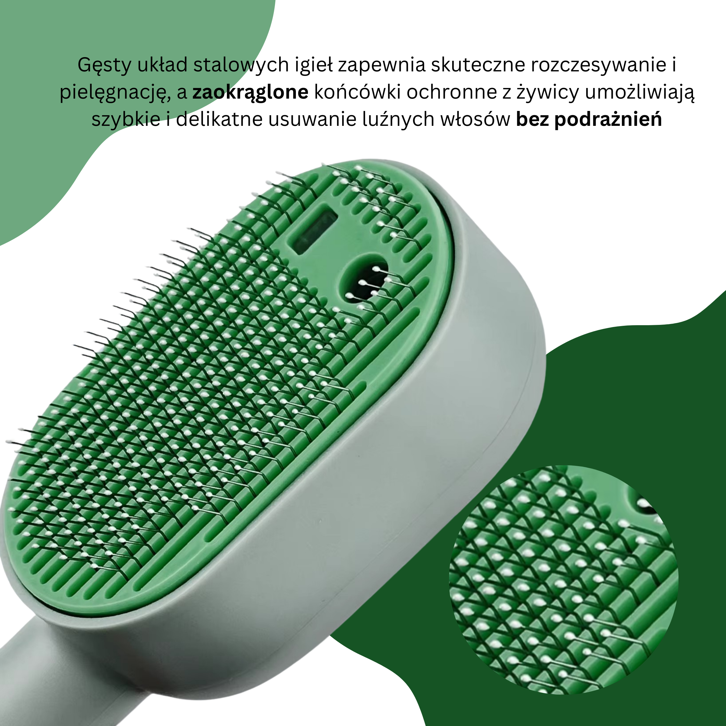 Szczotka Parowa dla psa lub kota do pielęgnacji sierści z ultrafioletem