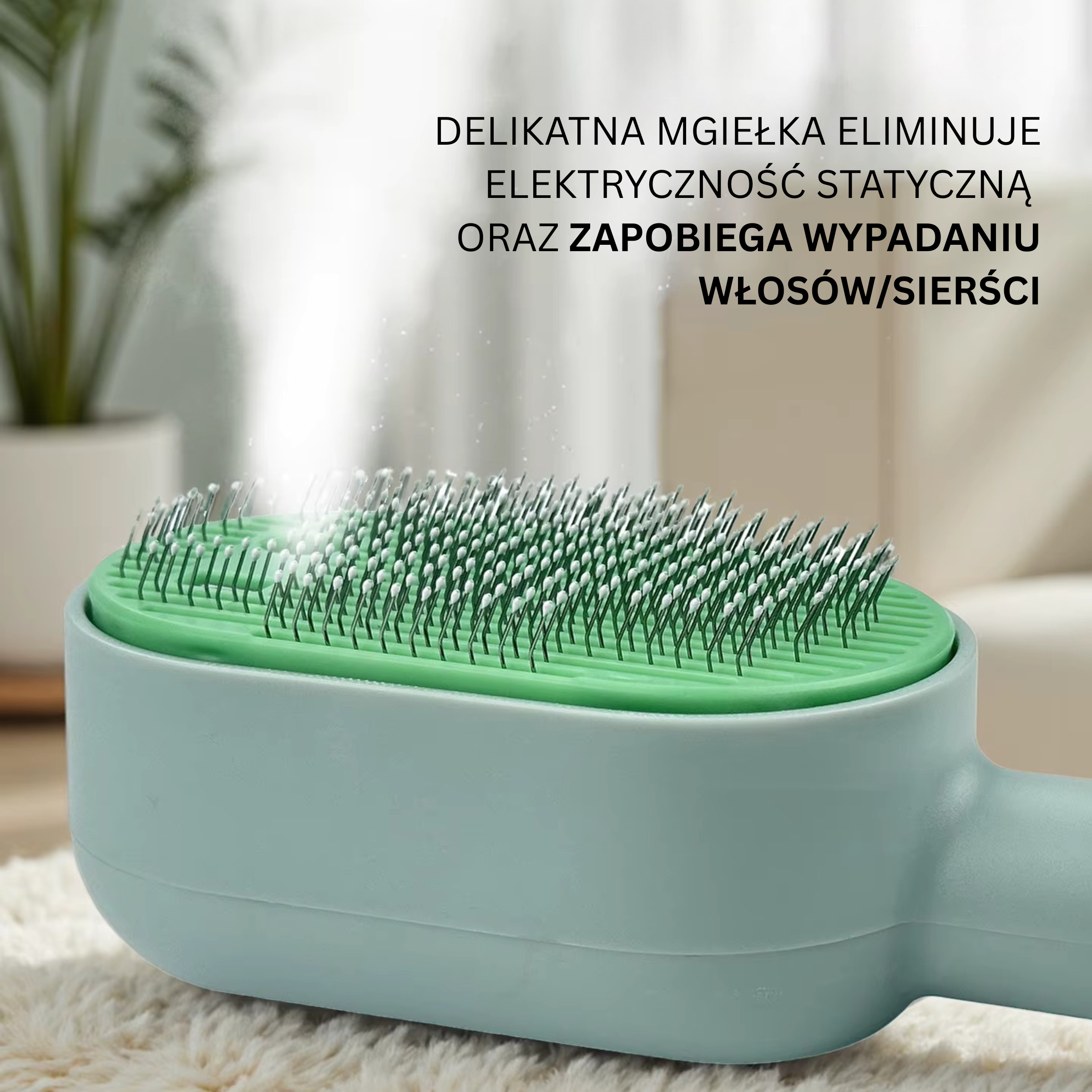 Szczotka Parowa dla psa lub kota do pielęgnacji sierści z ultrafioletem