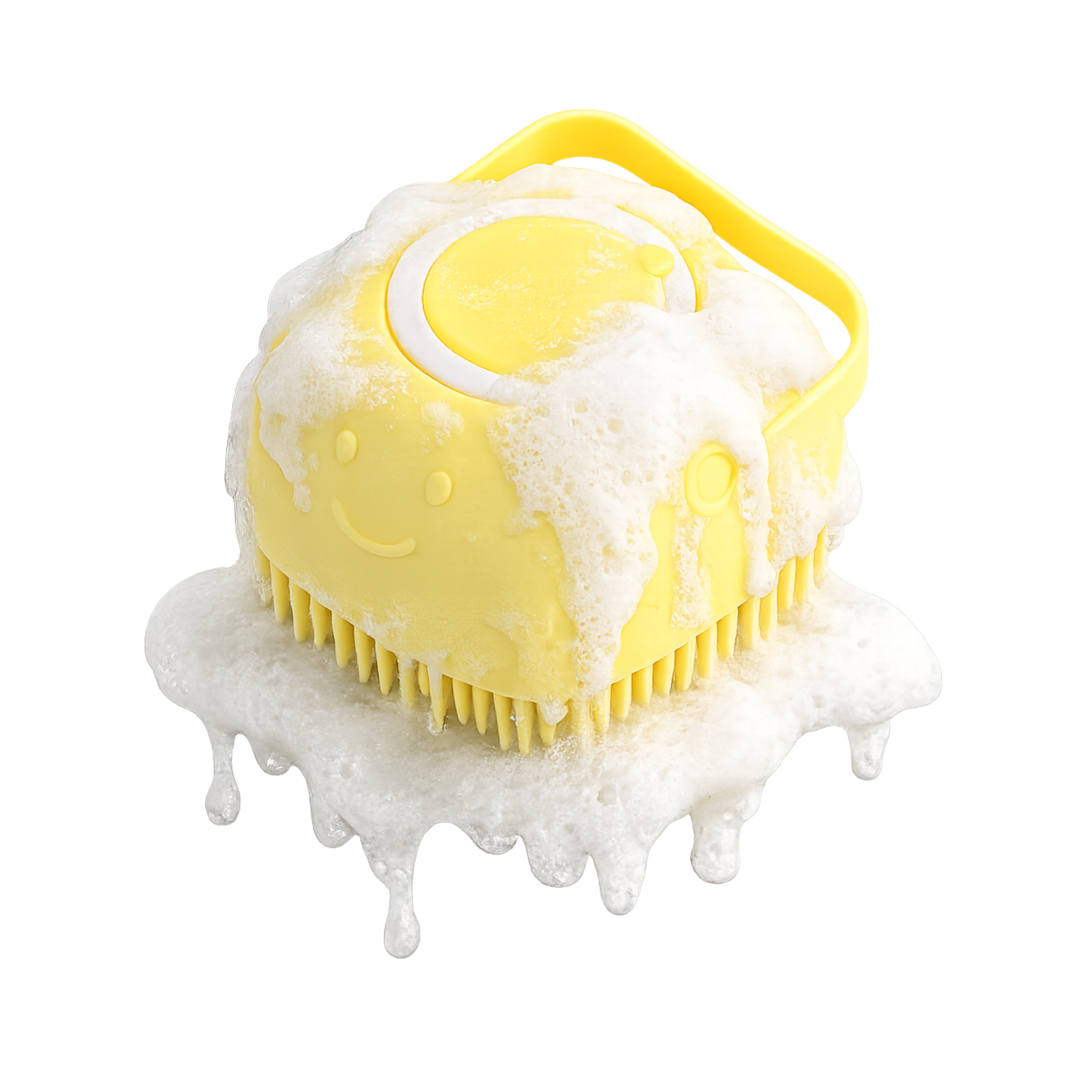 Silikonowa Szczotka do Kąpieli Psa i Kota z Dozownikiem Szamponu